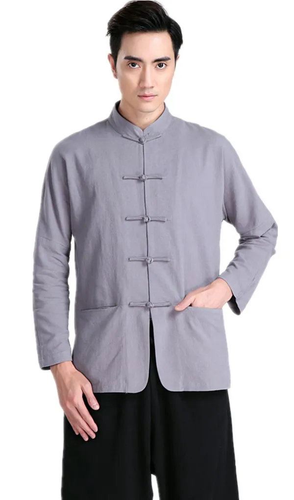 Топ-Ципао в китайском стиле Китайская традиционная мужская одежда - купить по