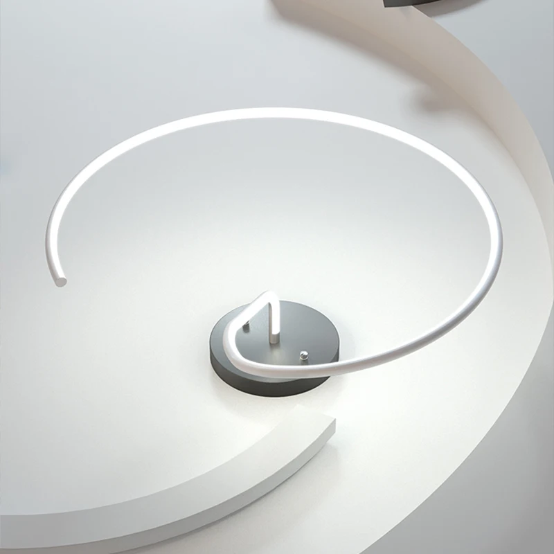 Modern Led Pendant Lamp For Bedroom Dining Living Room Kitchen Decor Interior Design White/Black Ceiling Hanging Lights Fixtures | Лампы и