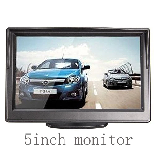 5inch monitor Автомобильный тормозной светильник, камера для IVECO, дневной тормозной светильник, камера заднего вида, камера заднего вида 5 ''7'', зеркало заднего вида, монитор - Название цвета: 5inch monitor
