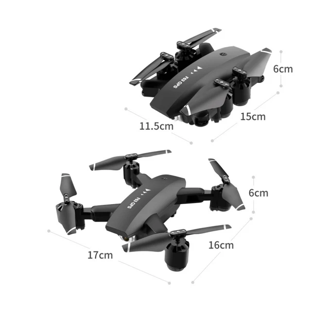 F63 drone 4K HD image transmission optical flow 5G aerial photography GPS positioning aircraft folding remote control drone 8