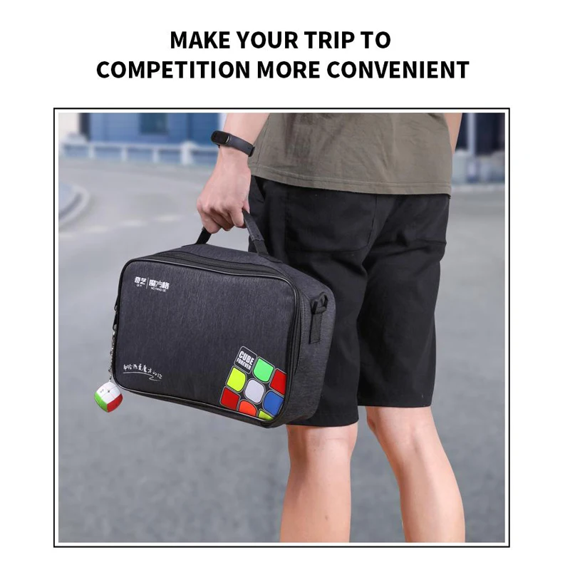Сумка QiYi M V2 Mofangge черная Наплечная magic cube 2x2 3x3x3 4x4 5x5 6x6 7x7 8x8 9x9 10x10 2020 кюбер | Игрушки и