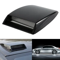 universal deluxe car self adhesive front engine hood bonnet vents hood air flow intake scoop turbo outlet cover car accessories