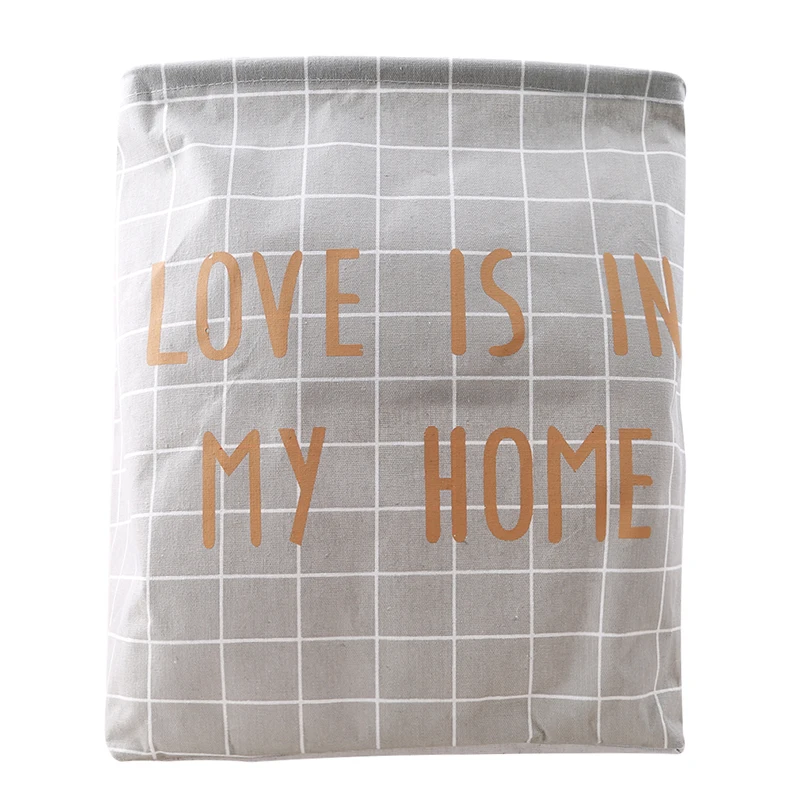 Новейший популярный простой льняной держатель для хранения стола в