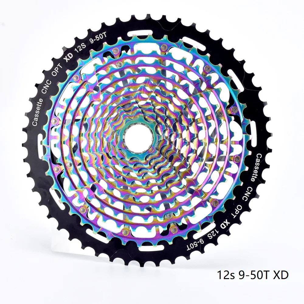 MTB 11 скоростей 9-50T XD кассета Ultimate Rainbow ulт 12 Скоростей Сверхлегкая s k7 красочная