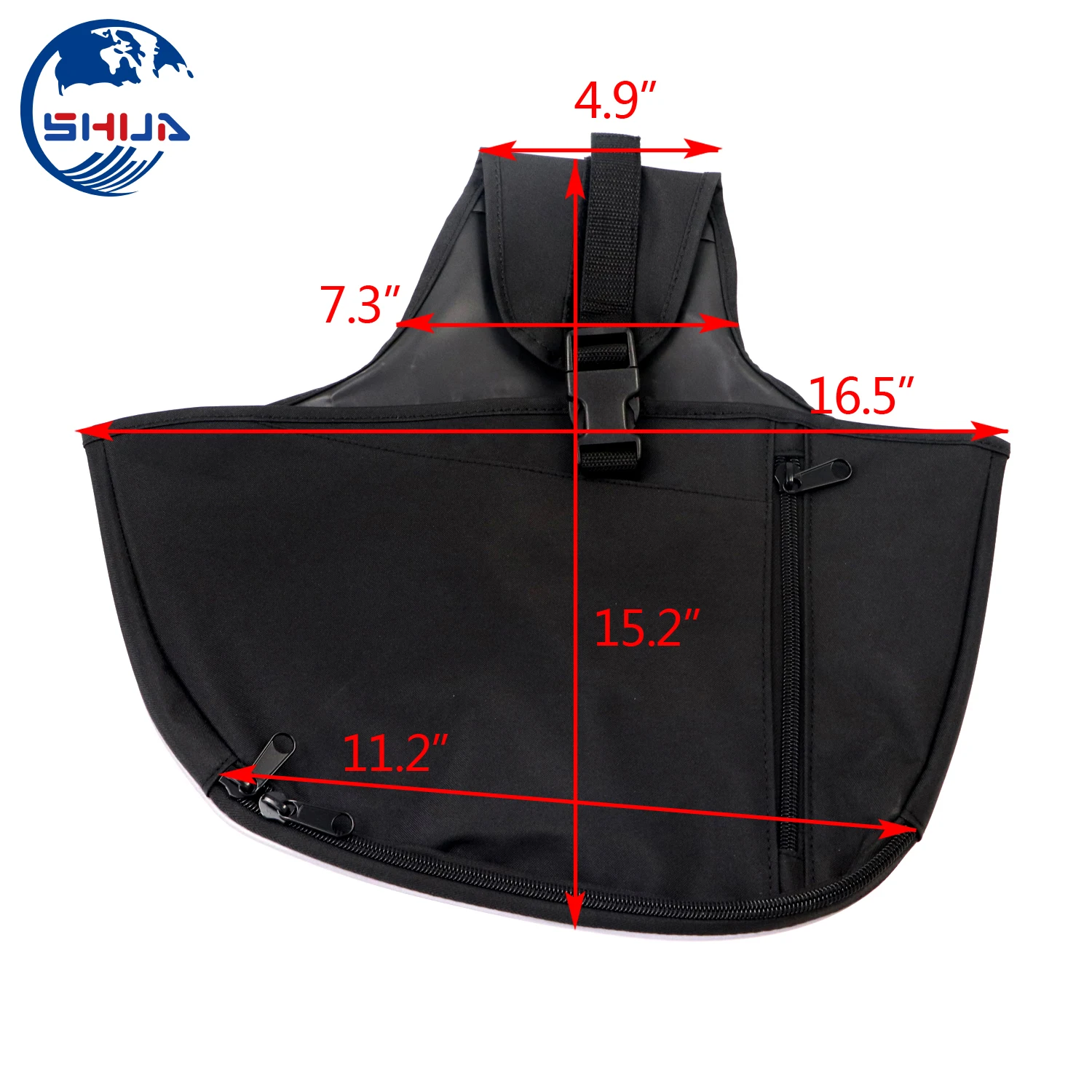 Сумка для Гетр Black Elephant Ears мягкая Harley Touring Electra Street Glide Road King FLHR 1980 2018| |