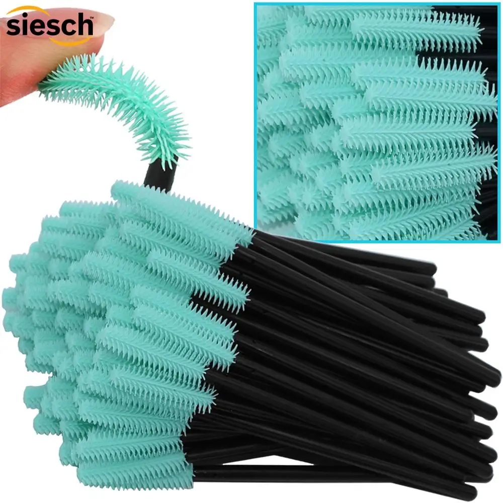 10 шт. высокое качество силиконовая Кисть для макияжа ресниц расческа туши