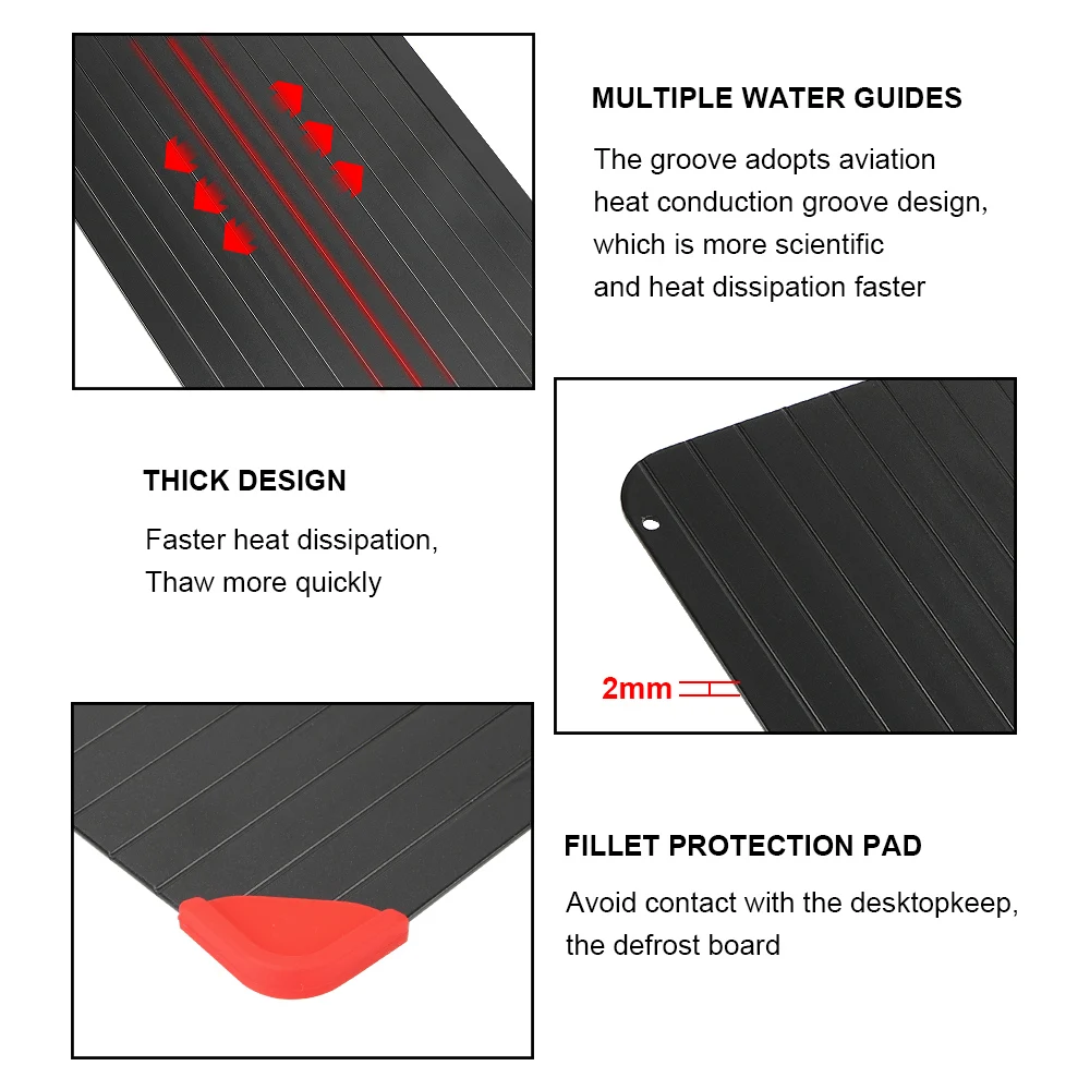 Быстрое размораживание лоток доска машина для нарезания замороженного мяса Еда