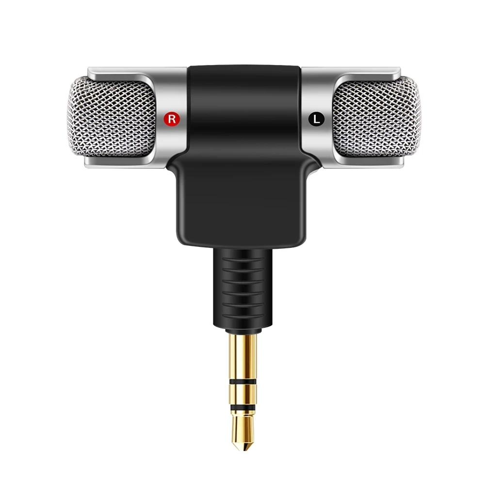 

Микрофон Mini Jack, стерео микрофон для записи, Студийный микрофон для интервью для смартфона