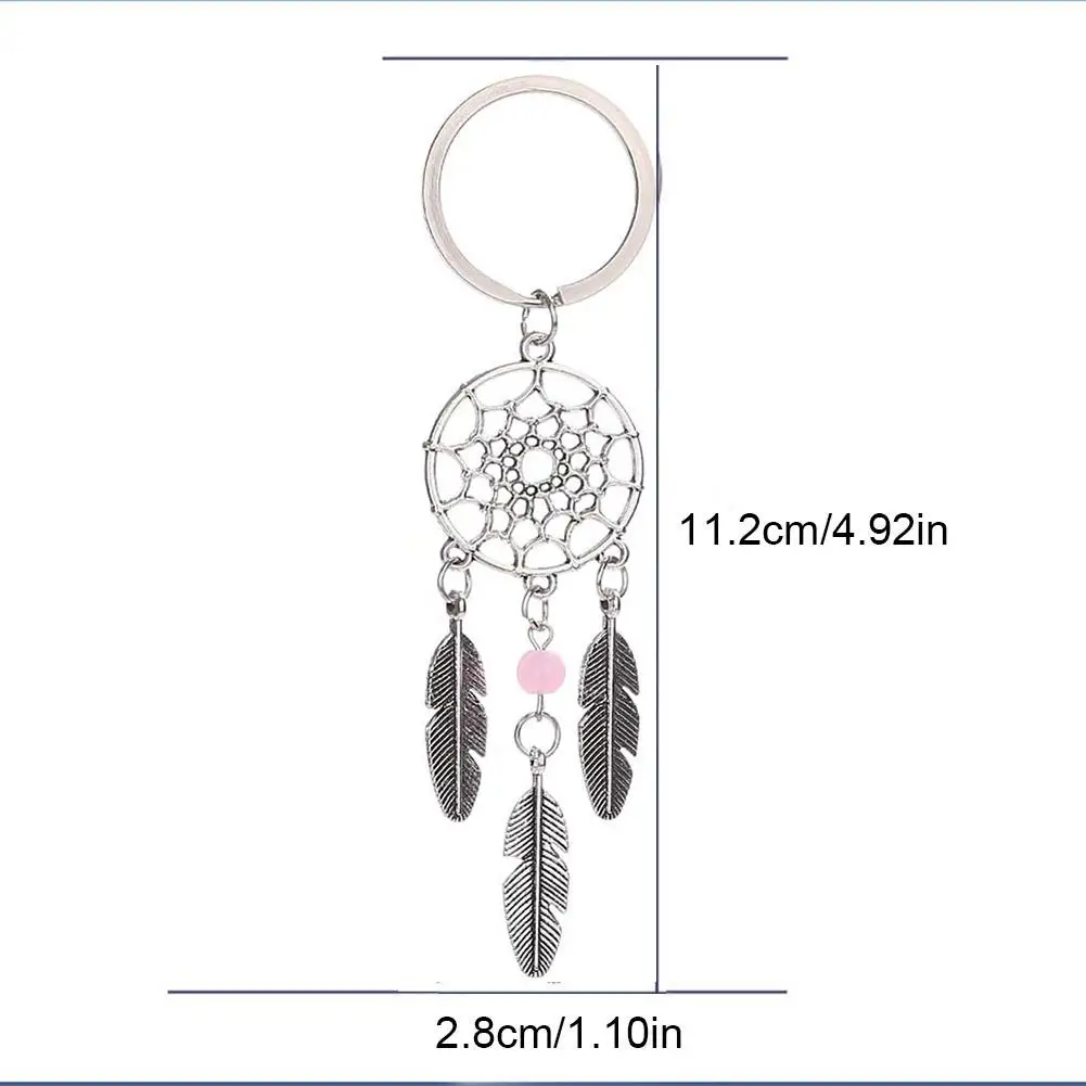 Dream Catcher Keychain Simple Fashion Key Ring Buckle Pendant Women Vintage Indian Style | Дом и сад