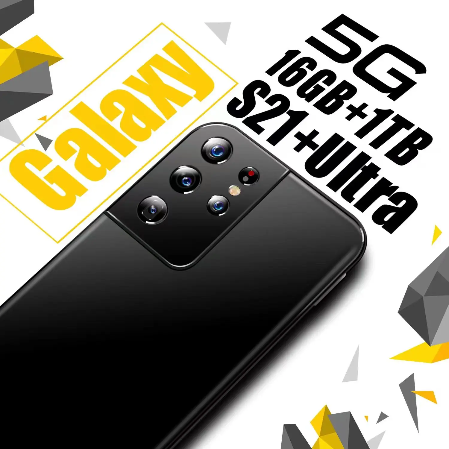 

S21+Ultra 16GB 1TB 24MP+48MP Smartphones 6800mAh MTK6889 5G Unlock Cellphone Android 10 Fast Shipping Phones Global Version