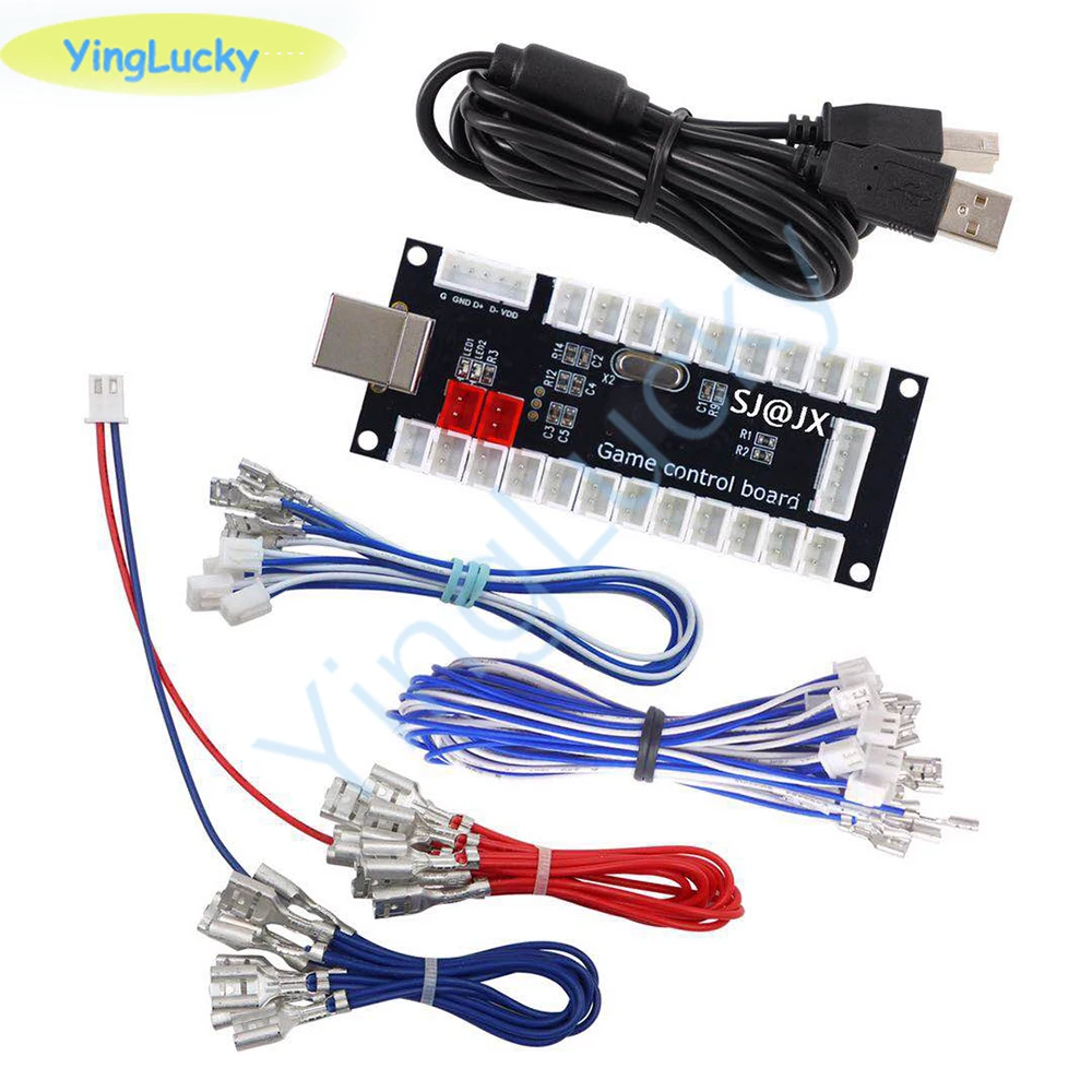 Yinglucky 2-х игровой usb-кодировщик с нулевой задержкой usb-джойстик для ПК аркадный