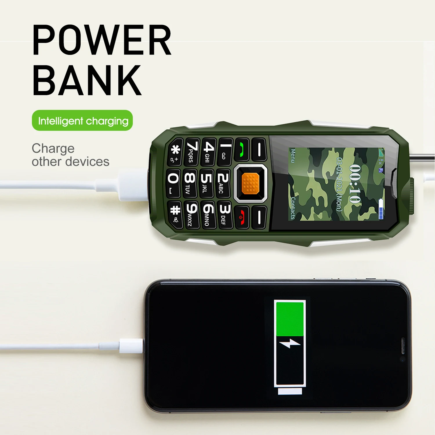 uniwa atv02 feature phone 3 5 earphone jack mp3 music player push button loud cellphone with flashlight support analog tv free global shipping