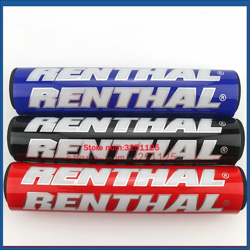 Красная 250 мм руль Renthal круглая подушка перекладина из пенопласта нагрудная