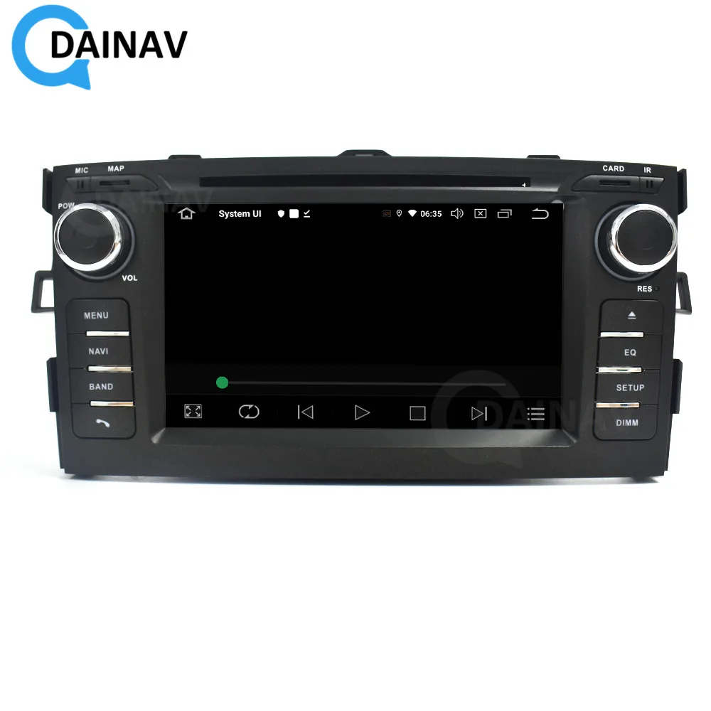 2din Android 10 0 автомобильный Радио мультимедийный плеер для TOYOTA AURIS 2008-2011 аудио DVD