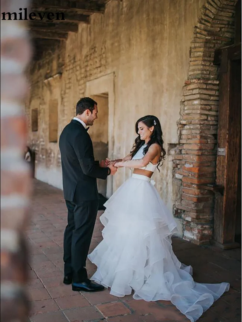 Свадебное платье с а силуэтом 2 предмета в стиле бохо|Свадебные платья| |