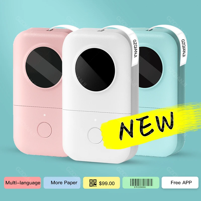 Принтер для этикеток карманный принтер цена на наклейку портативный