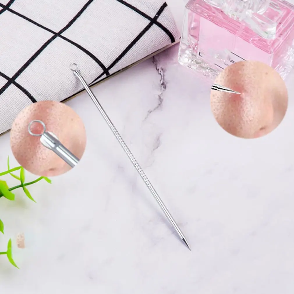 Игла для чистки лица 5 предметов Удалить инструмент удаления угрей разные цвета