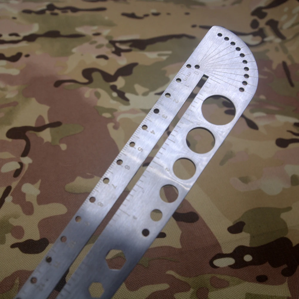 Многофункциональный измерительный прибор из нержавеющей стали с углом линейка