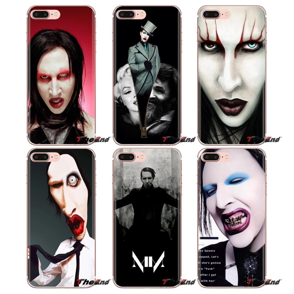 Картина с изображением Мэрилин manson музыка чехол для корпуса телефона huawei G7 G8 P7 P8 P9