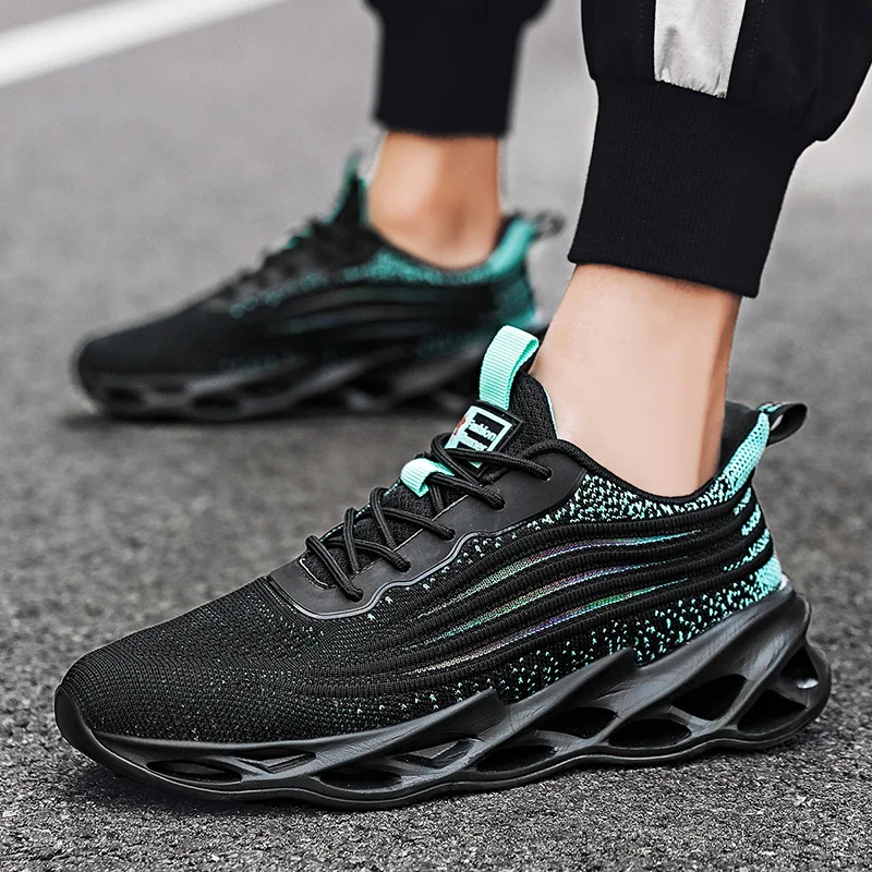 

Sport shoes for men fitness black casual white sneakers men chunky cushion lightweight soft Jogging breathable running shoes