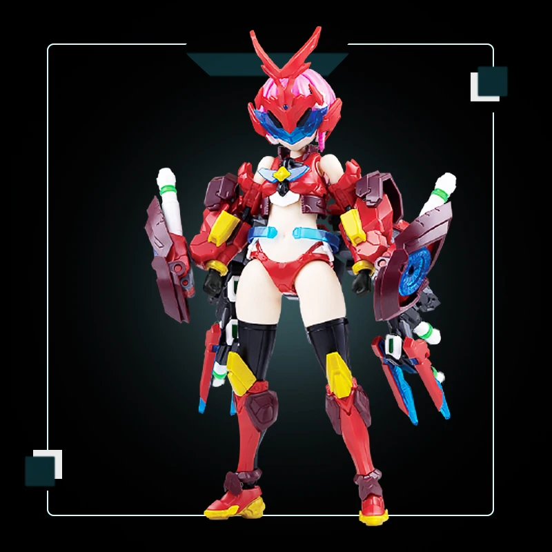 

Royal model road ATKGIRL 1/12 beetle machine girl Heracross Anime Action Figures Assembly Model Ornaments Decoration
