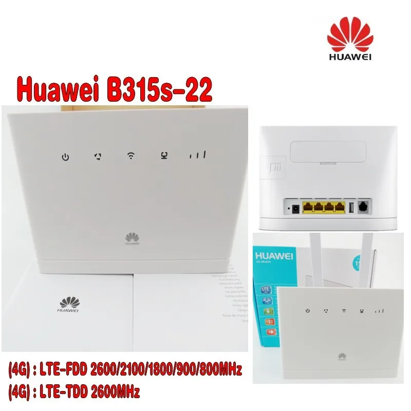 Разблокированный Huawei B315 40 шт. 4G CEP 150 Мбит/с Беспроводной Wi Fi роутер модем со слотом