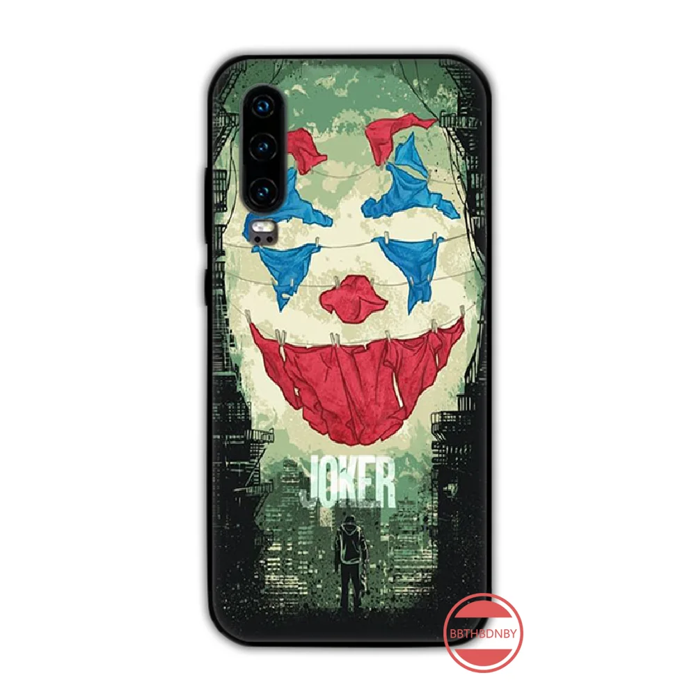 Чехол для телефона Marvel mafex joker из ТПУ с черным корпусом Huawei Y5 Y6 II Y7 Y9 PRIME 2018 2019 NOVA3E P20