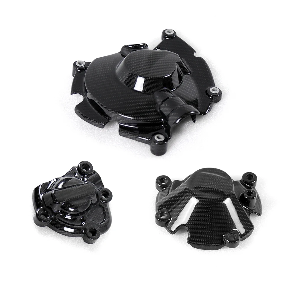 For YAMAHA R1 R1M YZF-R1 2015-2020 Motorcycles 3K Carbon Fiber Engine Cover Small Medium Big Protectors