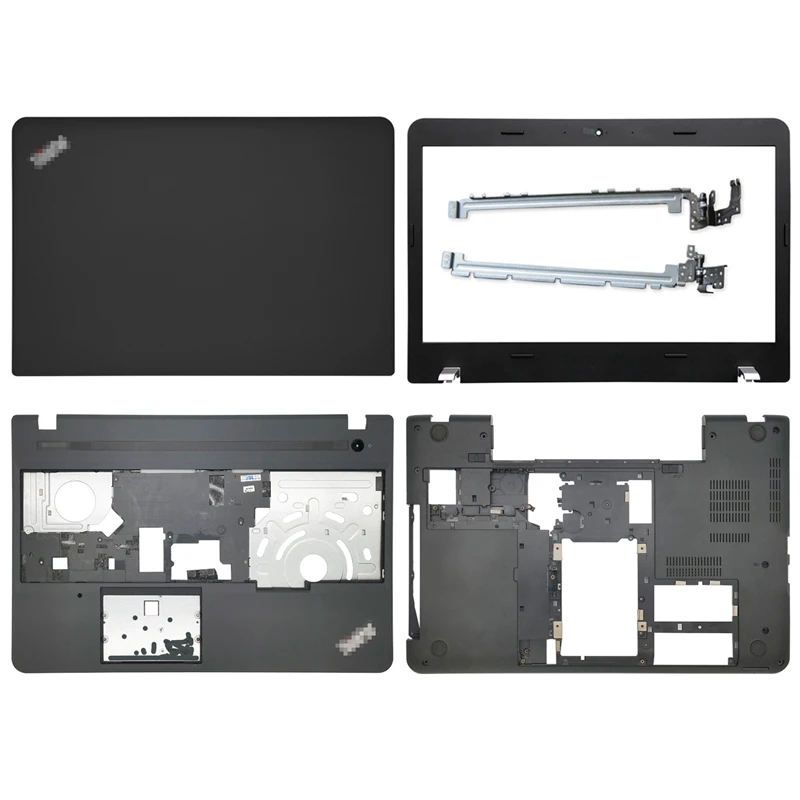 Harga Baru Untuk Lenovo Thinkpad E550 E550C E555 E560 E565 Penutup Belakang LCD/Bezel Depan/Engsel/Palmrest/Casing Bawah Hitam