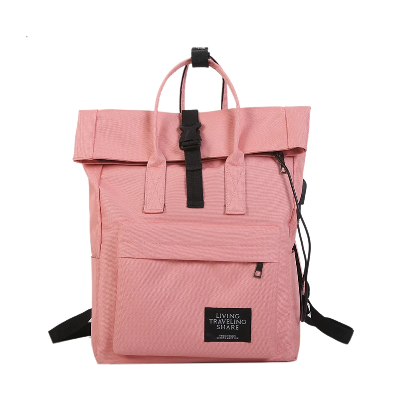 Mochila feminina, Холщовый женский рюкзак с зарядкой через usb для ноутбука, большие женские рюкзаки, школьные сумки для девочек-подростков, sac a dos