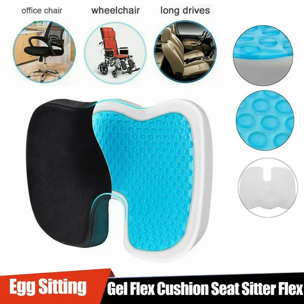 

New Gel Cushion Seat Office Thicken Upholstery Memory Foam U-Shape Cushion Silicone Sofa Cushion Soft Comfort Cojines Coussin
