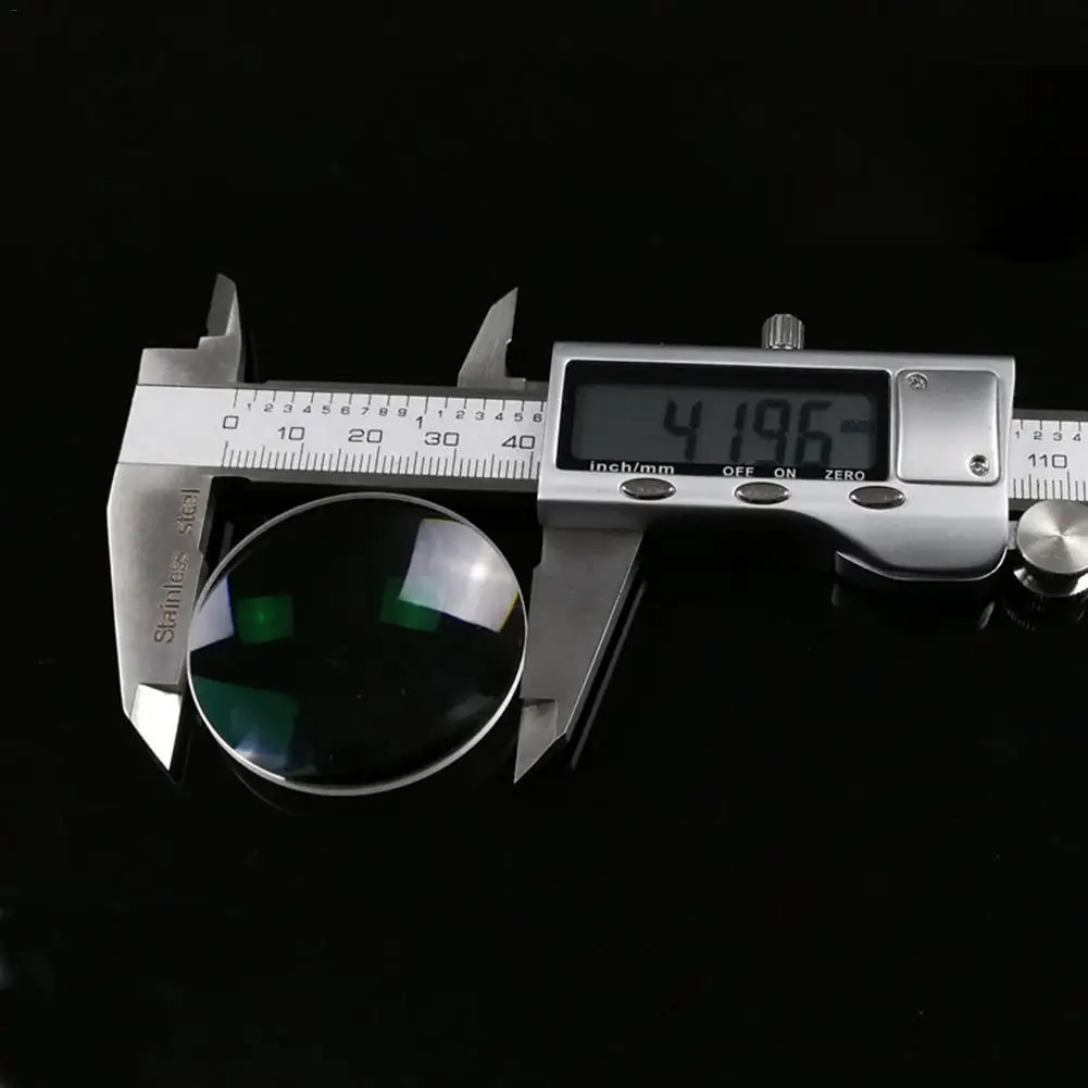 Выпуклая линза Диаметр 42 мм фокусное расстояние 65 оптический тест инструмент