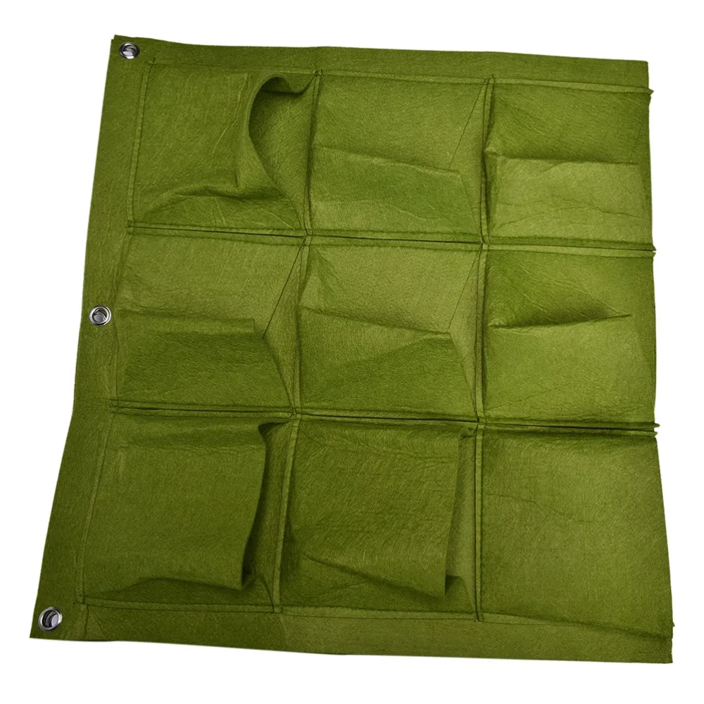 Настенный вертикальный фетровый контейнер для выращивания растений 9