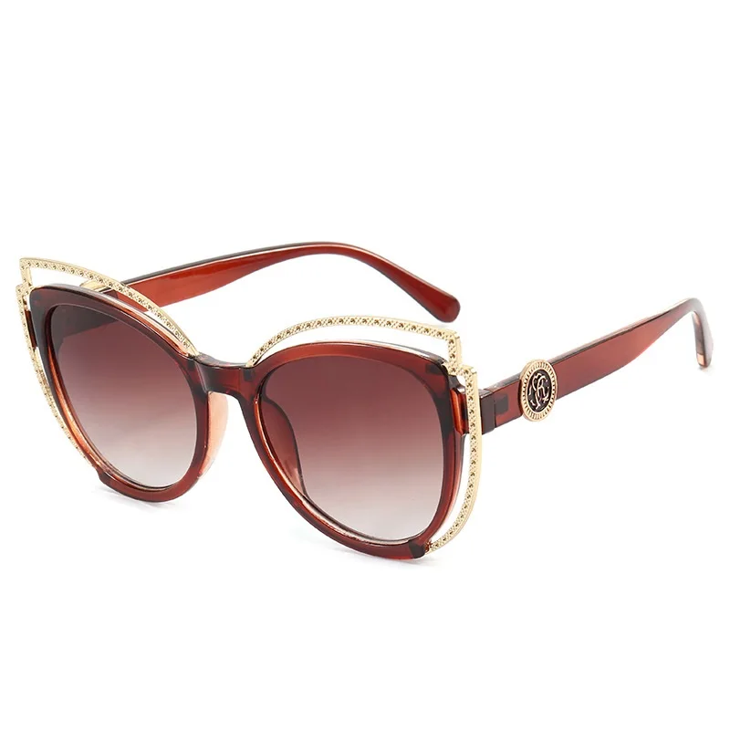 Роскошные брендовые дорожные маленькие прямоугольные Солнцезащитные очки