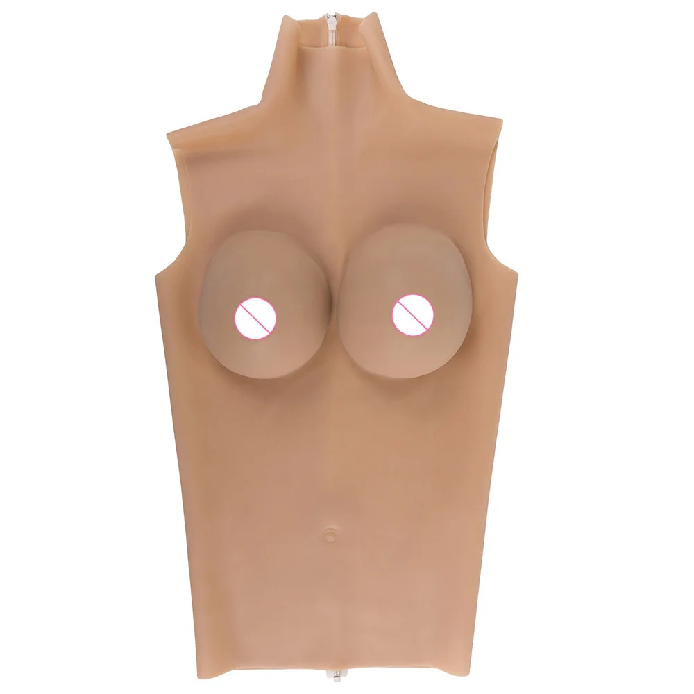 

Manmiao e-cup половина тела твердое искусственное молоко 2520 г Высокая шея силиконовая поддельная грудь поддельная мама перекрестная повязка