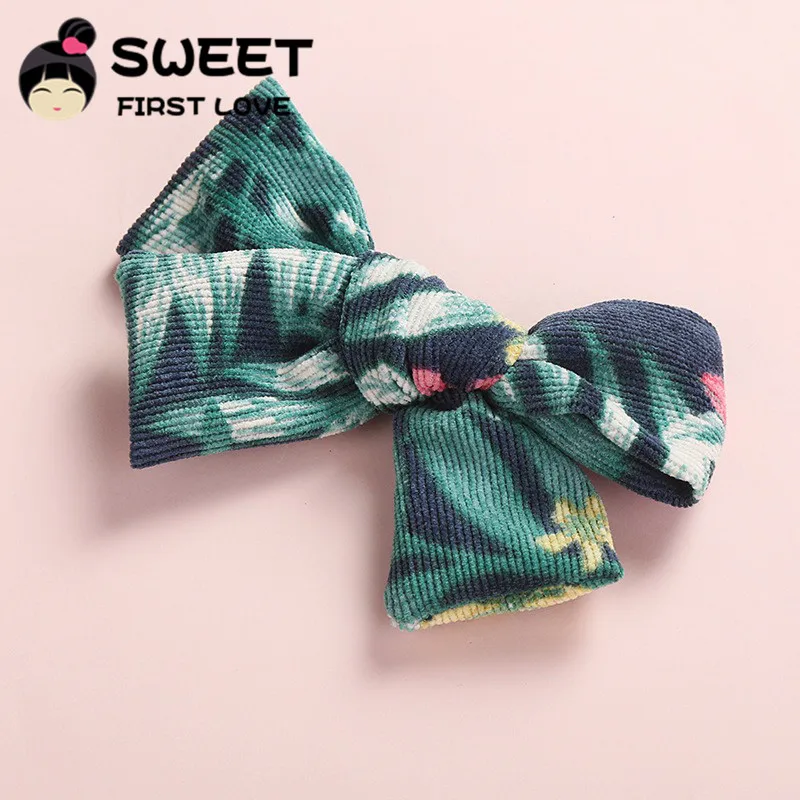 Новые заколки с бантом для волос цветочным принтом леопардовым школьниц милая