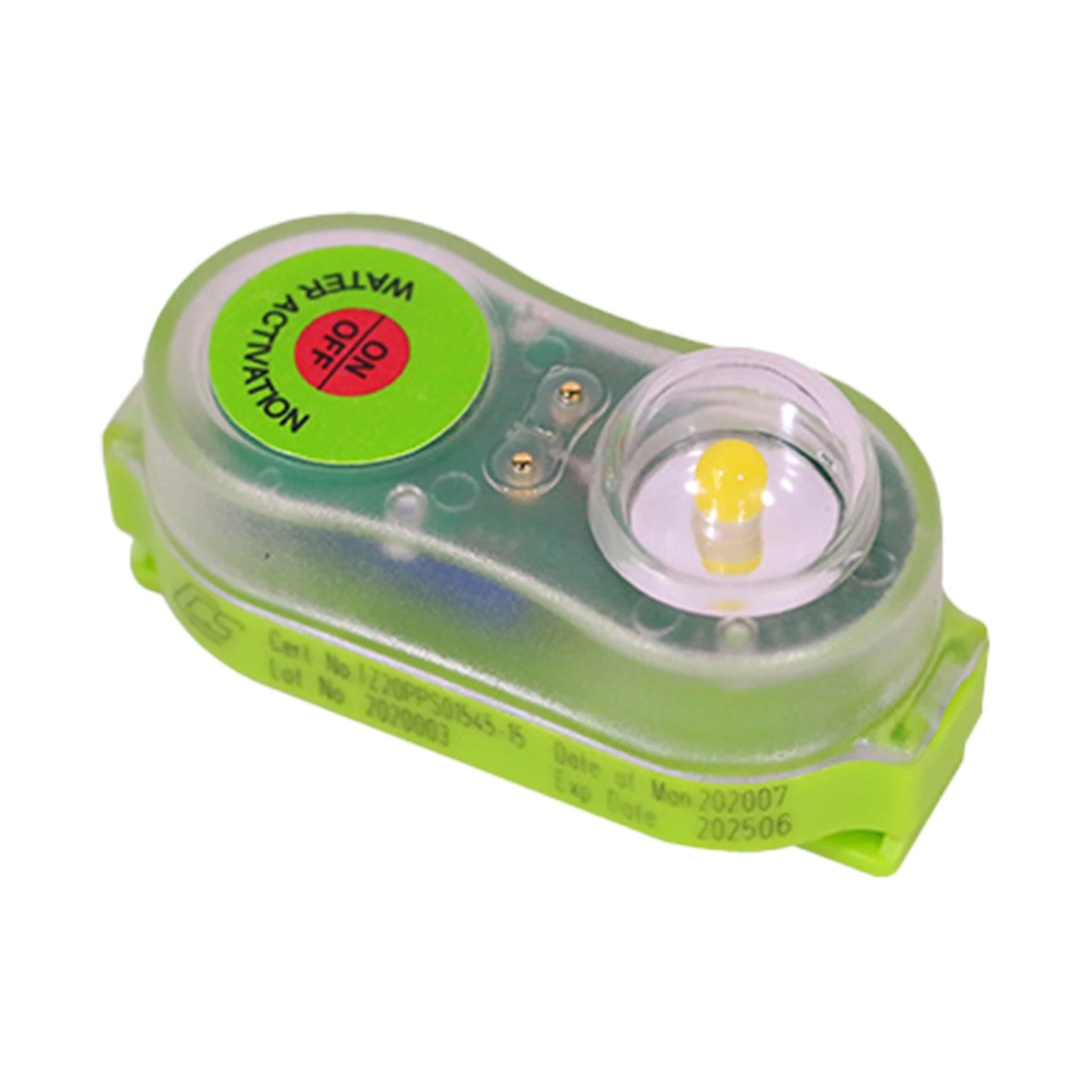 

Seawater Mini Portable Lightweight Accessories Outdoor Surfing Automatic Waterproof Life Jacket LED Light Attract Self-Lighting