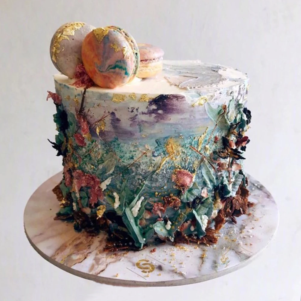 Съедобные золотые хлопья 24 К фрагменты золотых листьев 0 1 г тонкие и толстые из