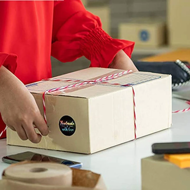 

2021 New 1 Pack Circle Sticker 500Pcs Decoration Stickers Sealing Label Stickers 1Inch Mailing Stickers for Decoration Sealing