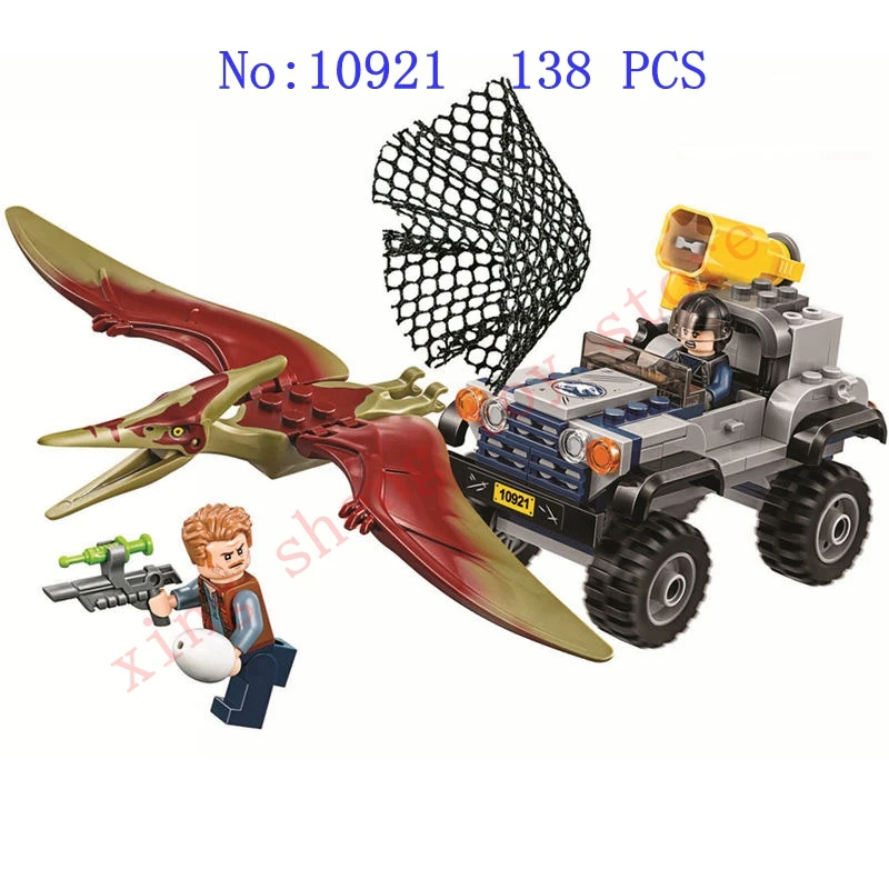 Мир Юрского периода брутальный Раптор строительные блоки динозавр рисунок