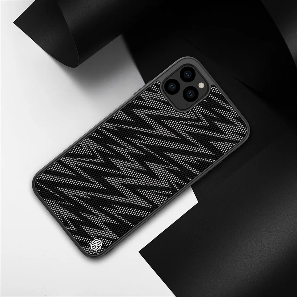 Для iPhone 11 Pro Max чехол на айфон NILLKIN Twinkle полиэфирная сетка ткань Светоотражающая