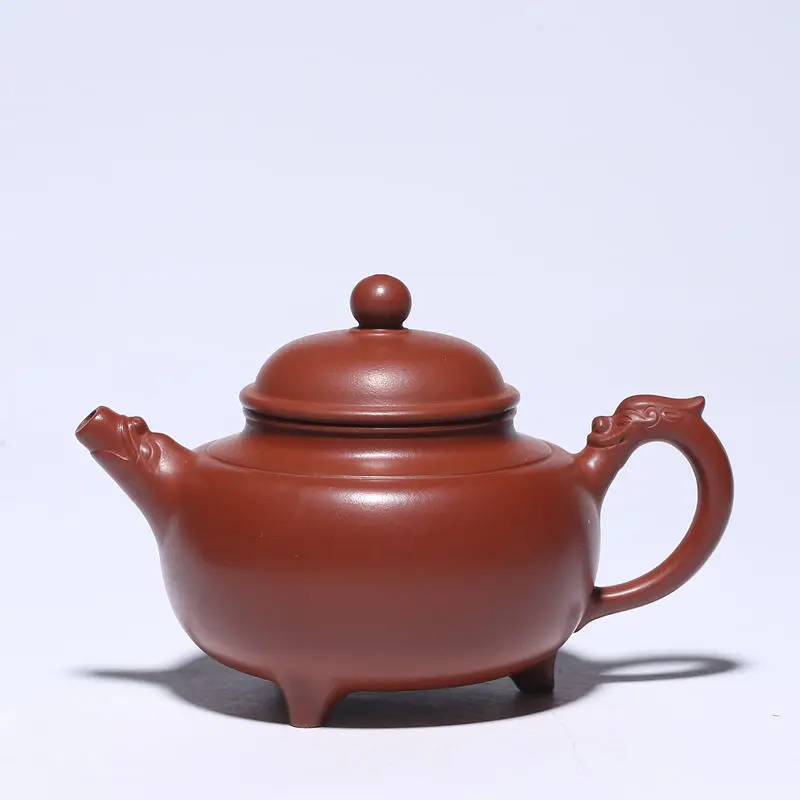 

Origin Yixing handmade purple clay teapot raw material Dahongpao Longzhu teapot fine household tea set