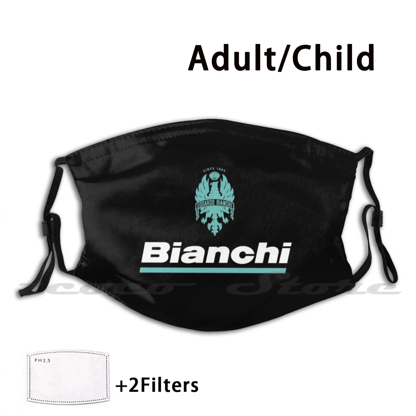 

Untitled Custom Pattern Washable Filter Pm2.5 Adult Kids Mask Bike