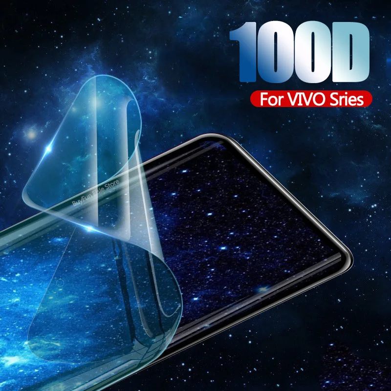 100D Гидрогелевая пленка для VIVO S1 V15 Pro Защитная Vivo Y91 Y93 Y95 Y97 Y17 Y12 Y11 2019 мягкая