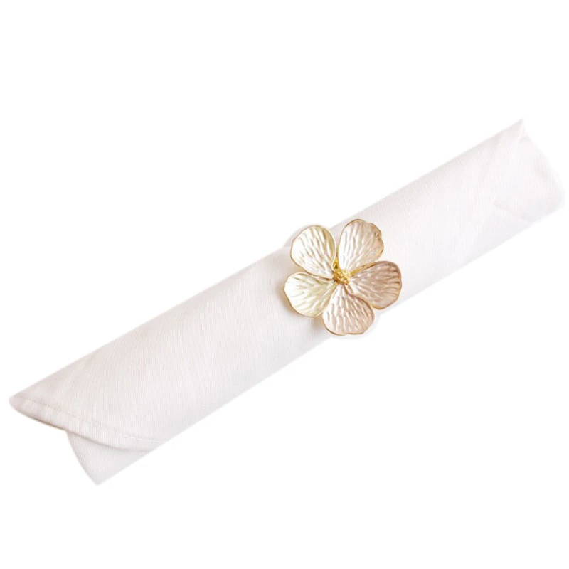 12 шт салфетка с цветами пряжка кольцо для салфетки используемое свадьбы