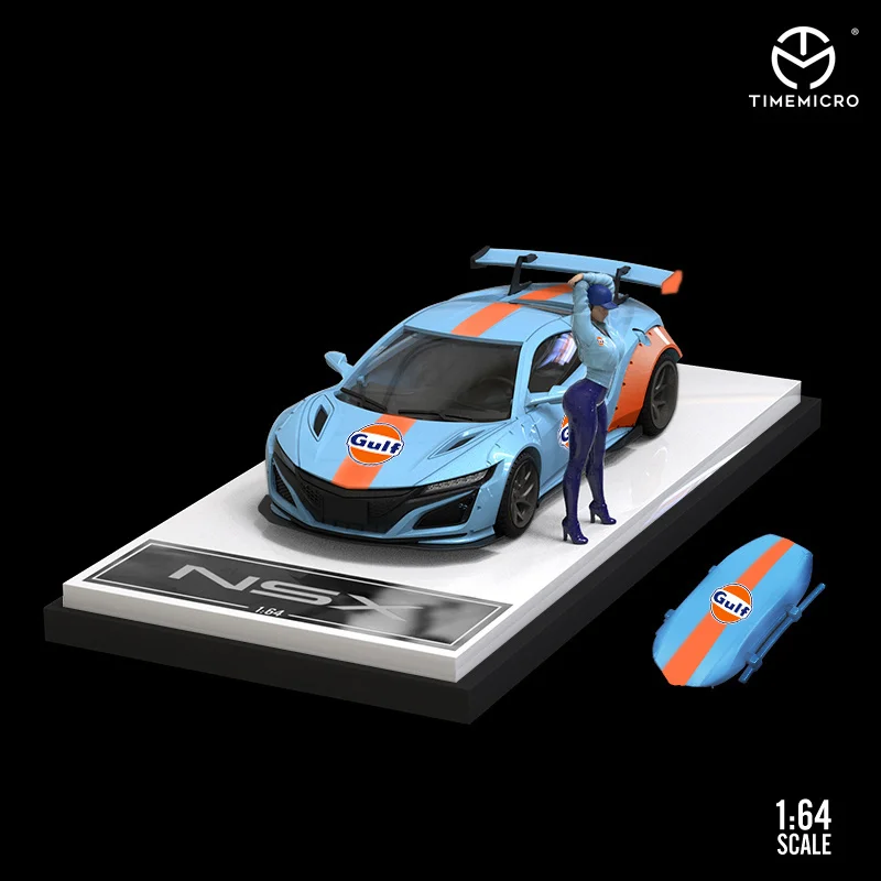 Time Micro 1:64 JDM LBWK NSX модификация масляной марки из сплава Коллекционная модель супер