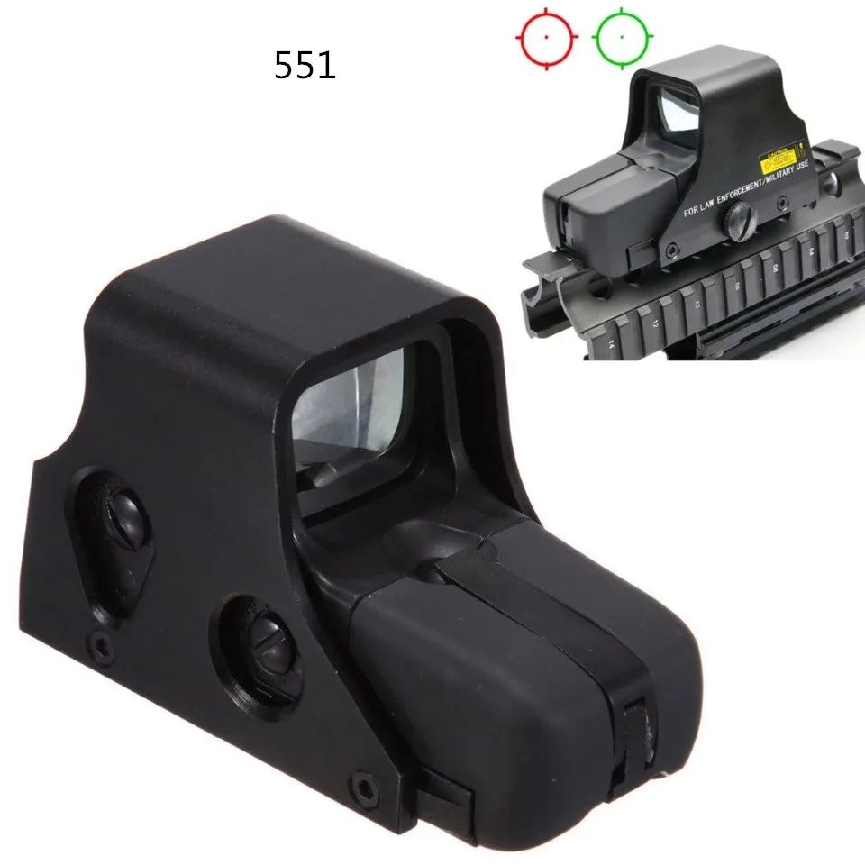 DREAMY Red Dot Sight 551 голографический оптический прицел зеленый/красный сетка подсветка отрегулировать оружие прицел страйкбол пистолет
