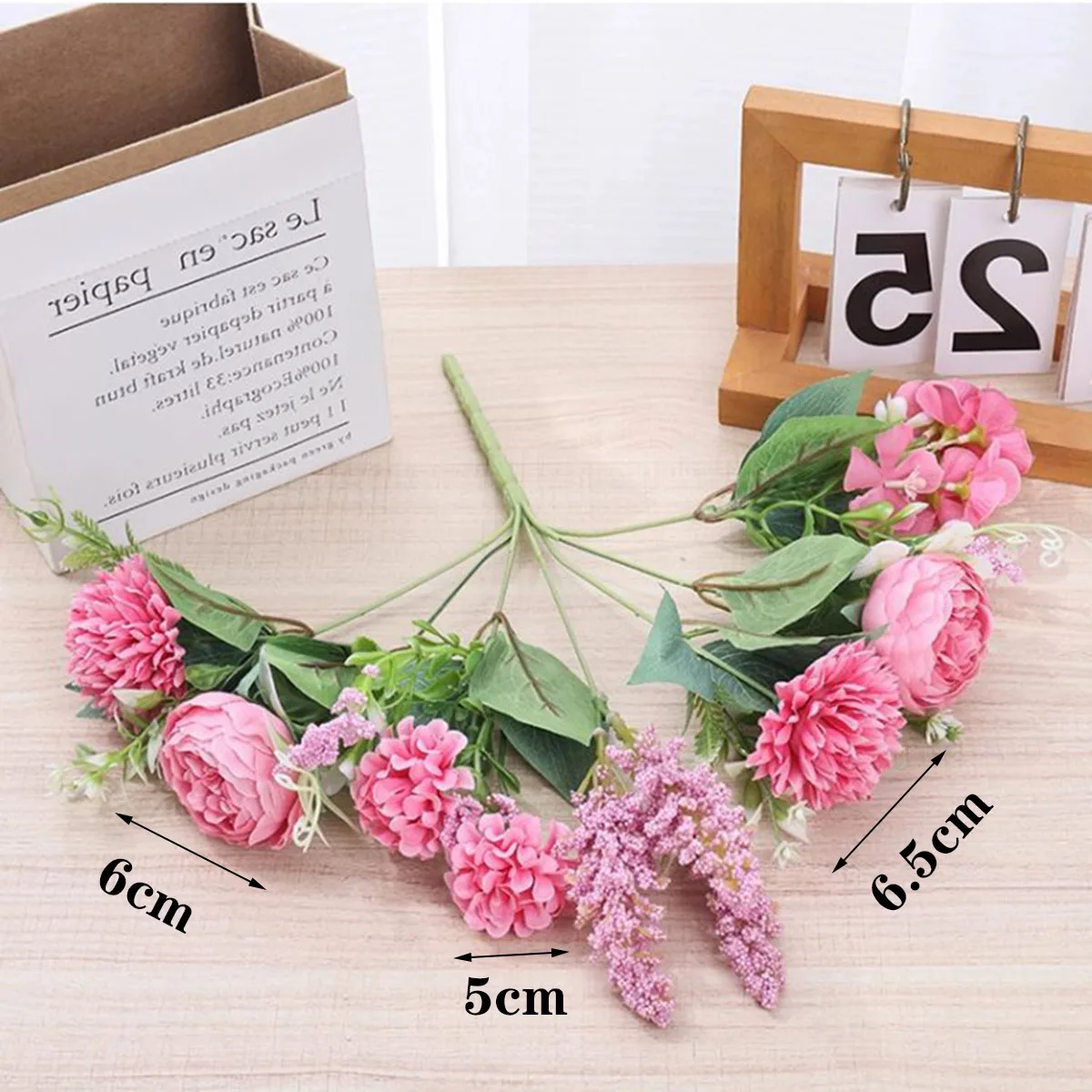 33 см розовая фотография цветочный букет 7 фотографий подходит для украшения дома