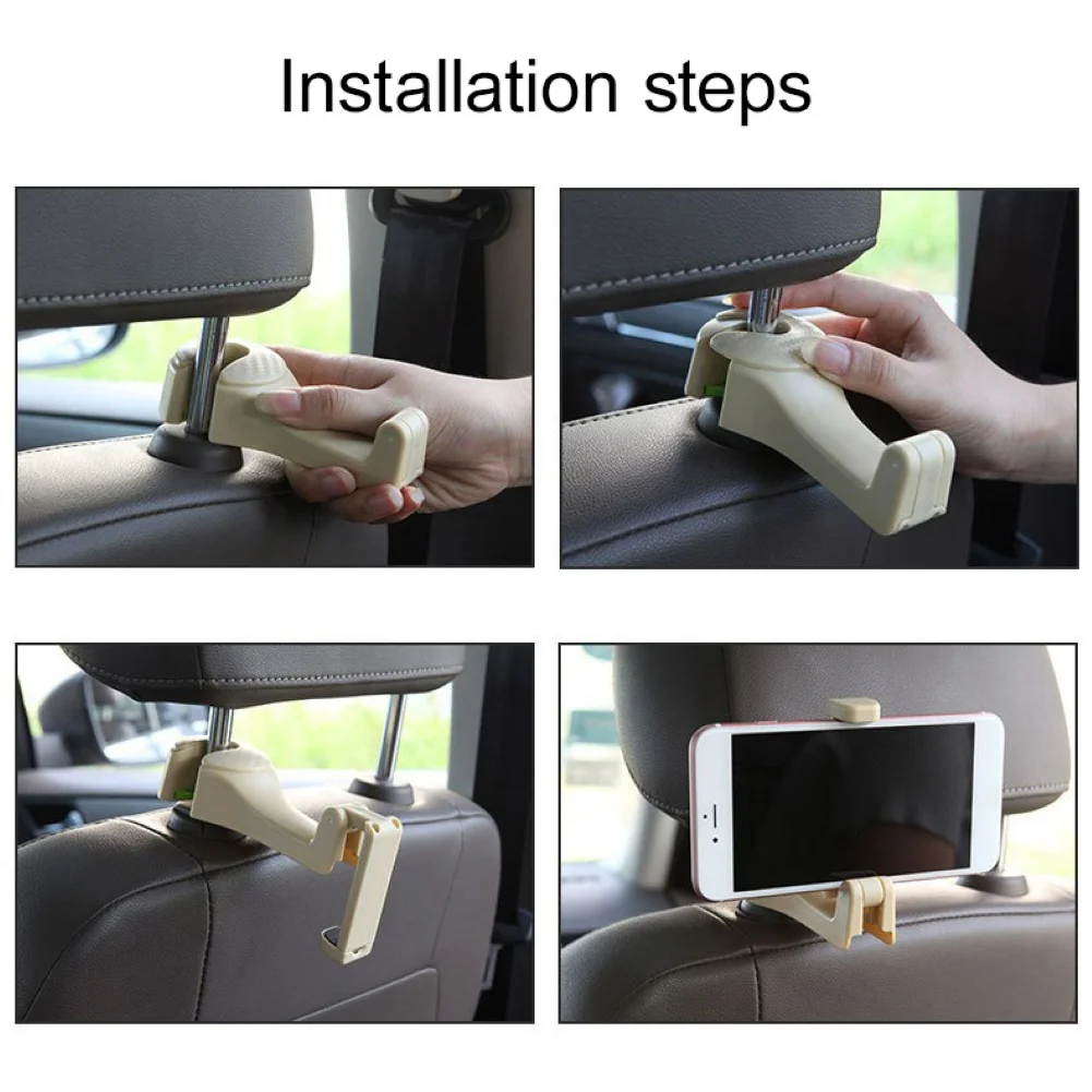 Новый Прочный универсальный автомобильный подголовник держатель для телефона