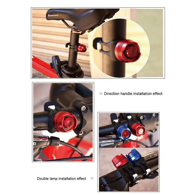 Велосипедный задний светодиодный фсветильник PHMAX Предупреждение ПА для горного